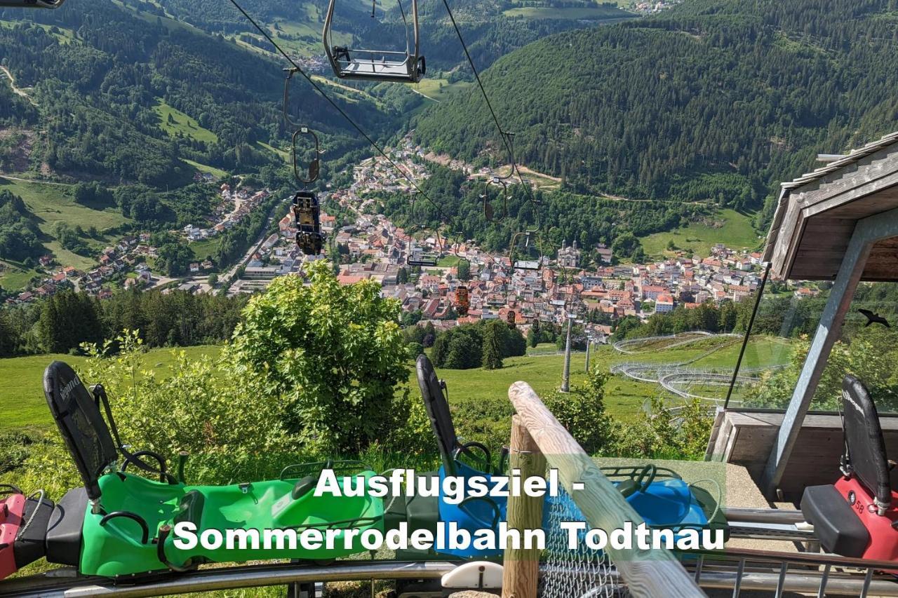 Wohlfuehl-Ferienwohnung 80 Qm, 8 Personen, Aussicht & Heimkino Тодтнау Екстериор снимка